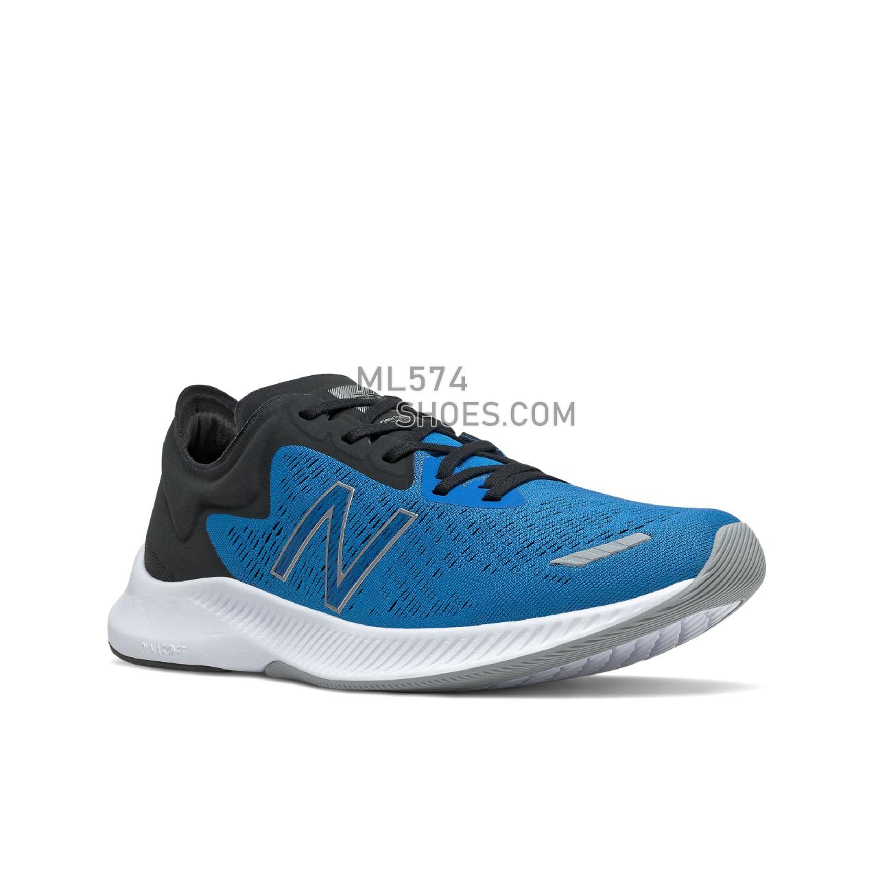 New Balance DynaSoft PESU - Men's Classic Sneakers - Laser Blue with Black - MPESURB1