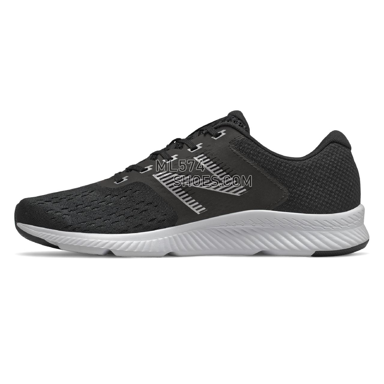 New Balance DRFT - Men's Classic Sneakers - Black with Silver Metallic - MDRFTLK1