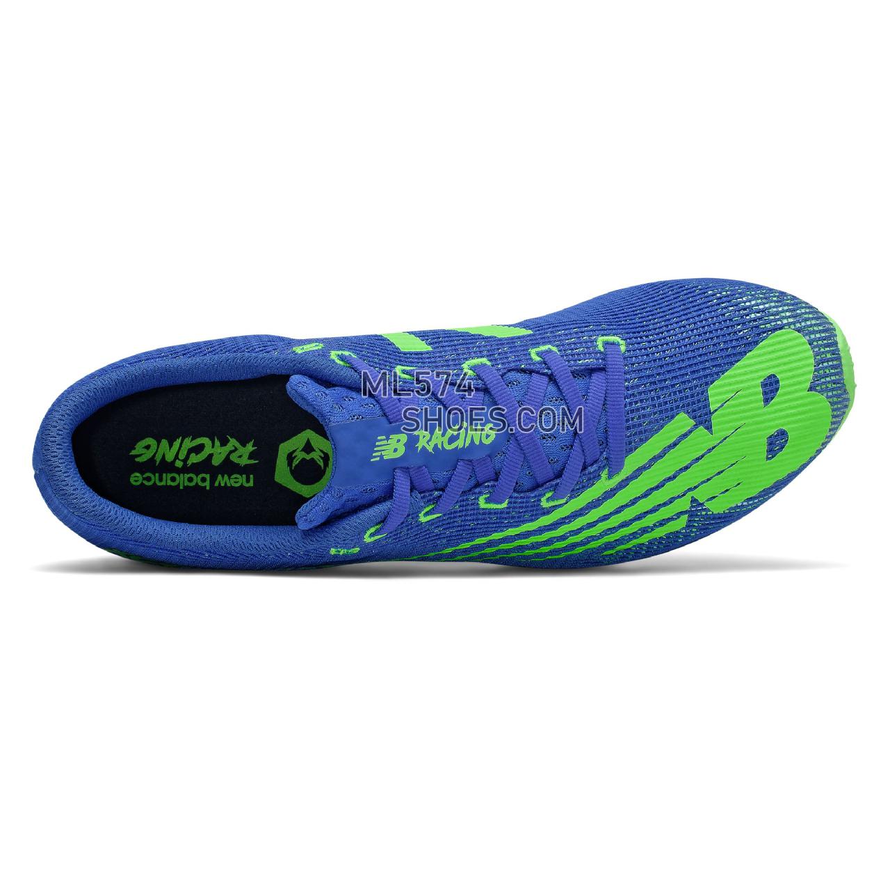 New Balance XC Seven v3 - Men's Classic Sneakers - Cobalt with Energy Lime - MXCS7BG3