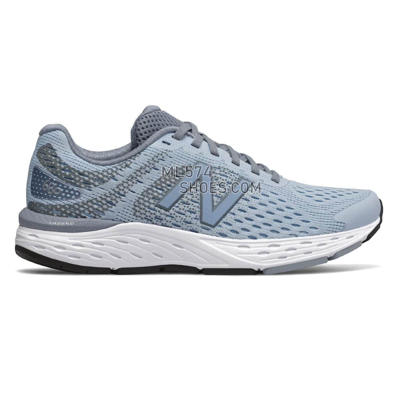 New Balance 680v6 - Women's Classic Sneakers - Air with Reflection - W680LA6