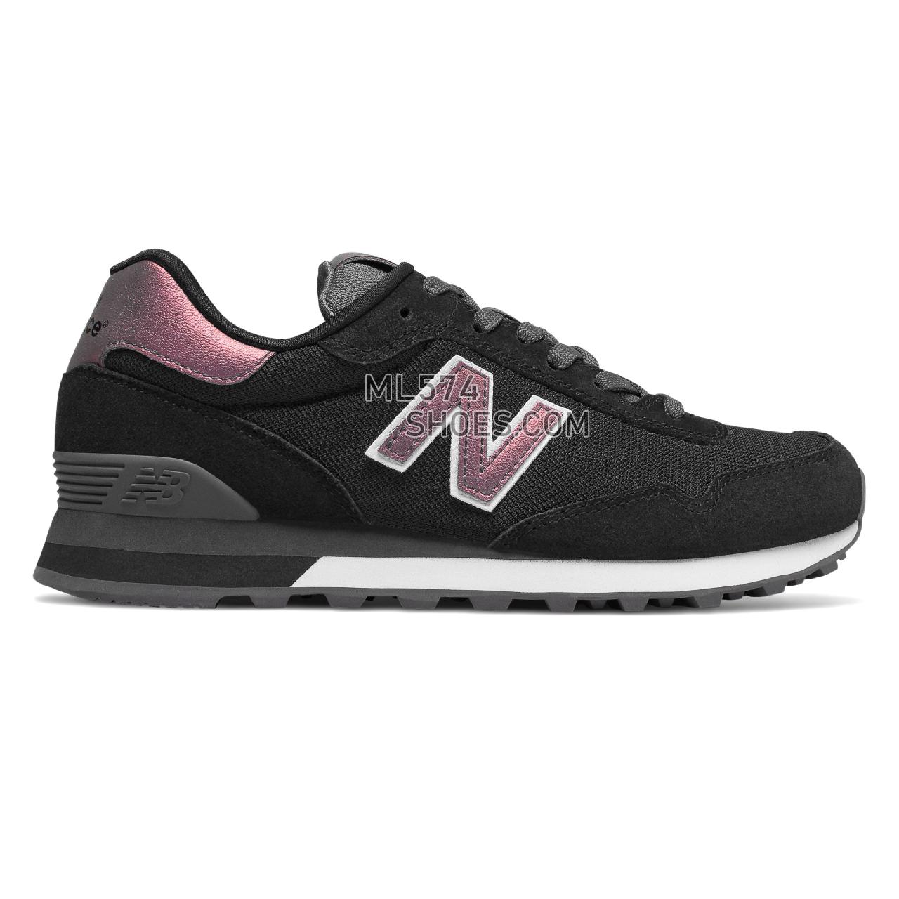 New Balance 515 Classic - Women's Classic Sneakers - Black with Magnet - WL515CSD