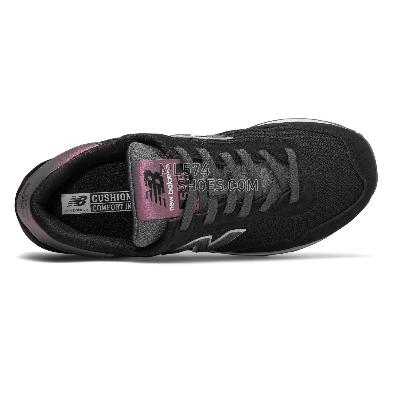 New Balance 515 Classic - Women's Classic Sneakers - Black with Magnet - WL515CSD