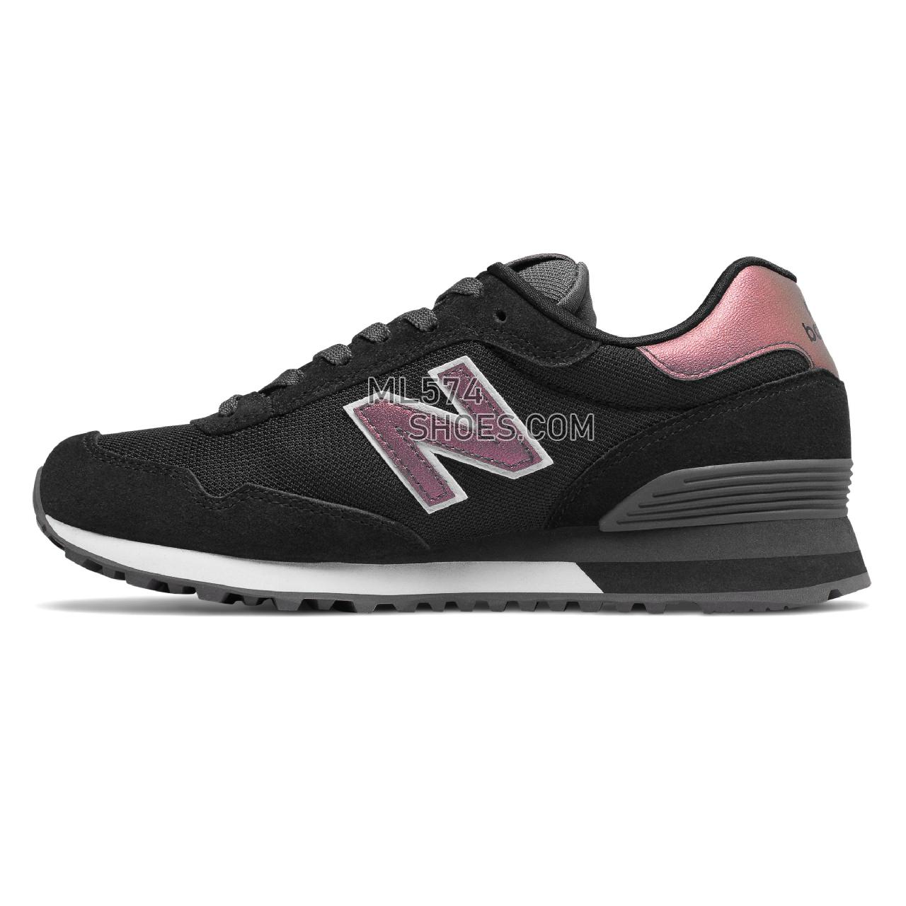 New Balance 515 Classic - Women's Classic Sneakers - Black with Magnet - WL515CSD