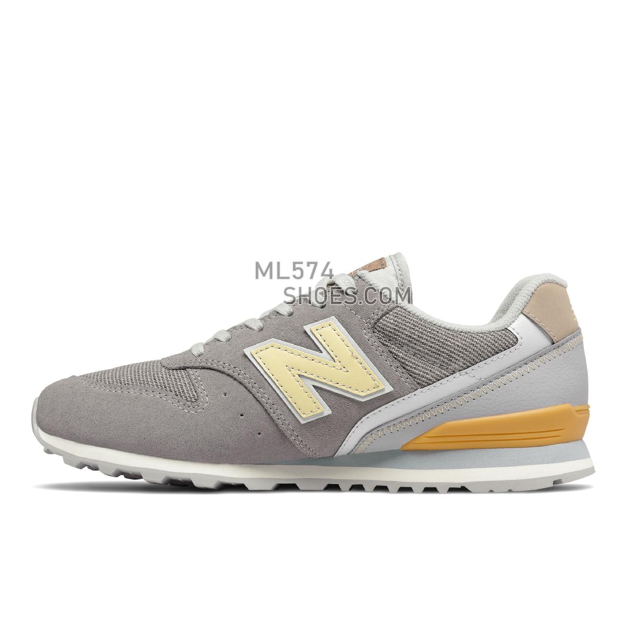 New Balance WL996v2 - Women's Classic Sneakers - Marblehead with Lemon Haze - WL996CPC