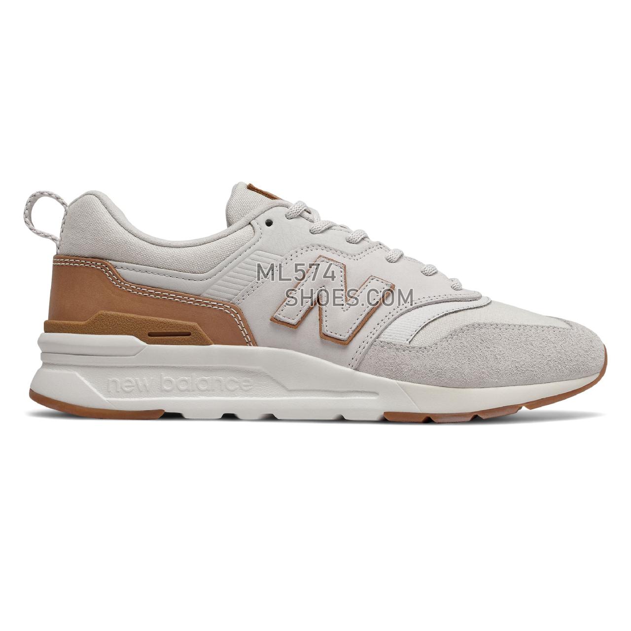 New Balance 997H - Men's Classic Sneakers - Silver Birch with Angora - CM997HAF