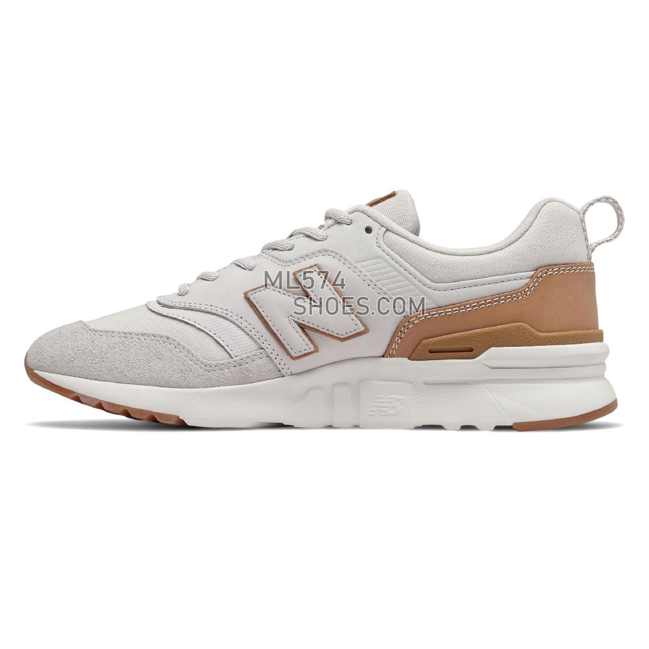 New Balance 997H - Men's Classic Sneakers - Silver Birch with Angora - CM997HAF