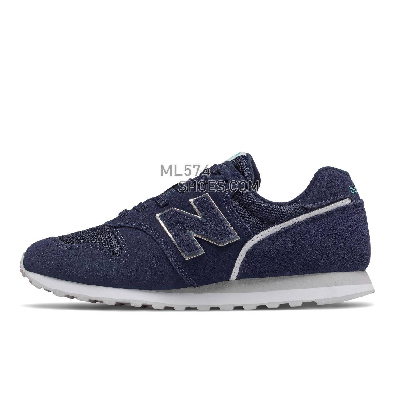 New Balance WL373 - Women's Classic Sneakers - Pigment with White - WL373FS2