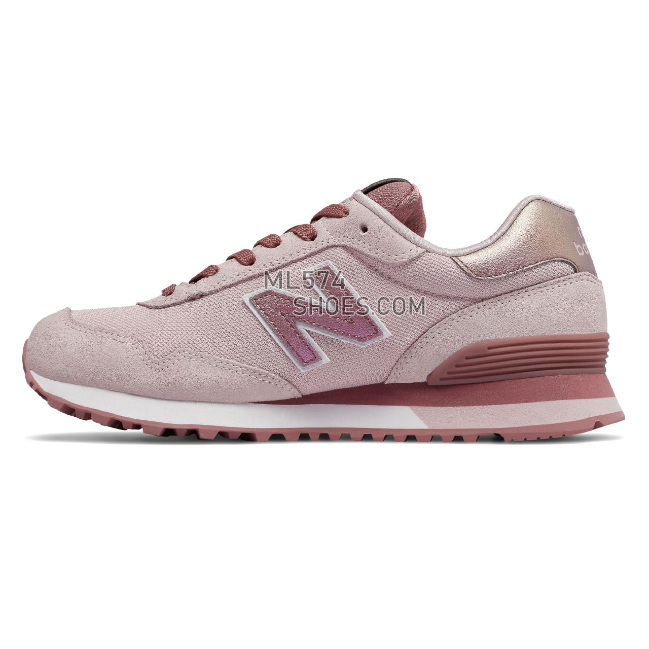 New Balance 515 Classic - Women's Classic Sneakers - Conch Shell with Dark Oxide - WL515CSC